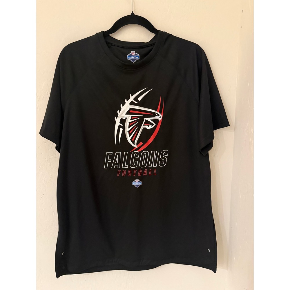 Men's NFL Scouting Combine Atlanta Falcons Football T-Shirt Size Large NWT